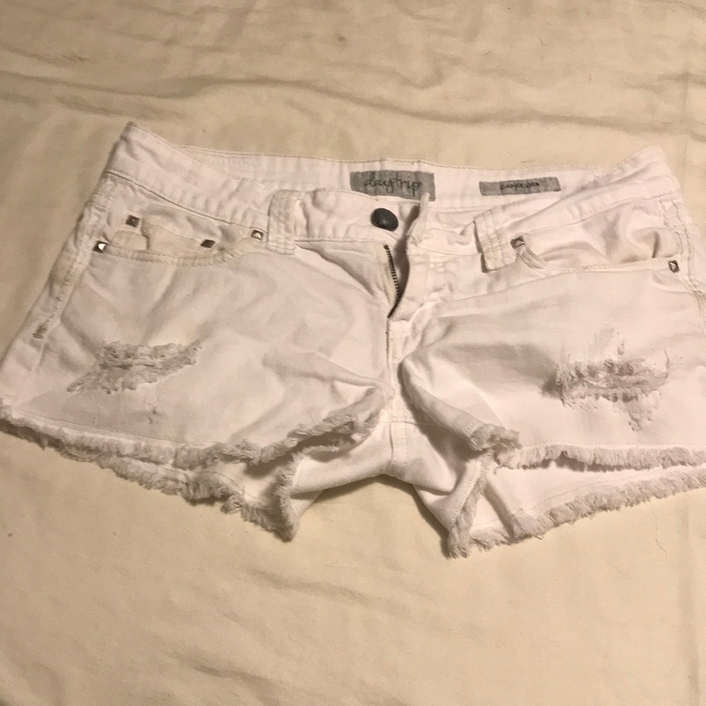 White daytrip shorts